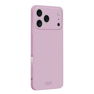 MOFI iPhone 18 Pro Max Kuori Silikoni - Violetti