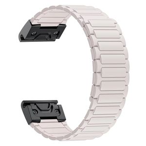 Garmin Fenix 8/Fenix 8 Pro/Fenix E etc. Klokkereim Silikon - Hvit