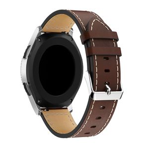 Samsung Gear S3 Classic/Frontier og andre urrem i ægte læder – brun