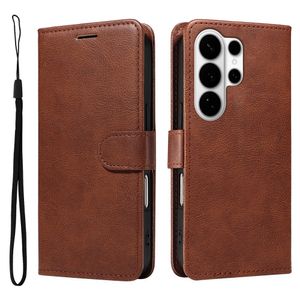 Samsung Galaxy S26 Ultra Cover with Carrying strap - Brown