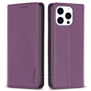 BINFEN COLOR iPhone 13 Pro Max Lompakkokotelo – Tumman violetti