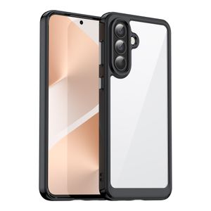 Samsung Galaxy A57 5G Skal TPU/Akryl Genomskinlig - Svart