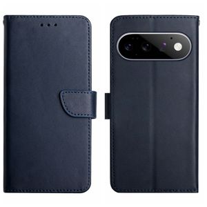 Google Pixel 11 Pro XL Lommeboketui Ekte Skinn – Blå