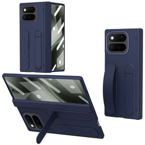 Google Pixel 11 Pro Fold Deksel med skjermbeskytter i herdet glass - Blå