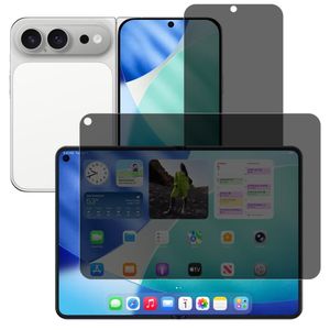 iPhone Fold Privacy Skjermbeskytter PET Matt Front/Back - Svart
