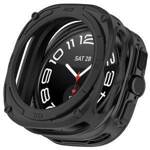 Samsung Galaxy Watch Ultra2 47mm Armor Mecha Støtsikkert Deksel - Svart