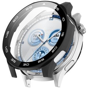 Huawei Watch GT 5 46mm Cover med Skærmbeskyttelse med kantmarkering – sort