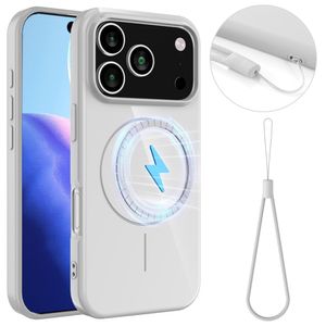 iPhone 17 Pro Max Case with Carrying strap - White