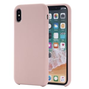 iPhone XS Max Liquid Silicone Cover – Lyserød