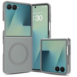 Samsung Galaxy Z Flip8 MagSafe cover med akrylbagside - Grå