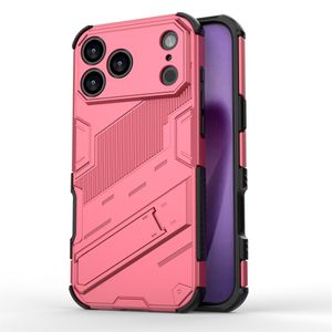 iPhone 17 Pro Max Deksel med Stativ - Rosa