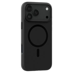 MUTURAL iPhone 18 Pro Max/17 Pro Max MagSafe kuori silikonista - Musta