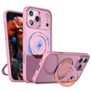 iPhone 18 Pro Max/17 Pro Max MagSafe-deksel med stativ – rosa