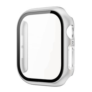 Apple Watch 12 46mm Cover med skærmbeskyttelse i hærdet glas - Sølv