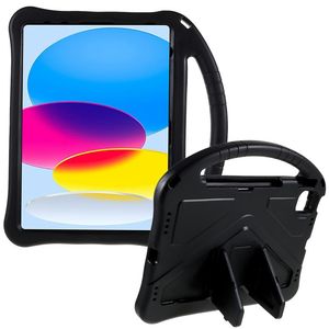 iPad A16 11" 2025/10.9" 2024 EVA-cover med standfunktion og bærehåndtag - Sort