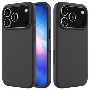 iPhone 17 Pro Max Silicone Phone Case - Black