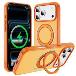 iPhone 18 Pro Max/17 Pro Max MagSafe-deksel med stativ – oransje