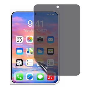 iPhone Fold skjermbeskytter Personvern Hydrogel ytre skjermfilm