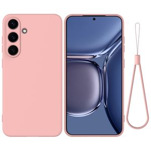 Samsung Galaxy S25 FE Skal med bärrem - Rosa