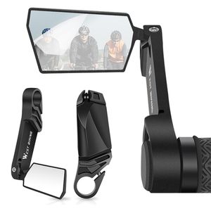 WEST BIKING Backspegel för cykelstyre, 2-pack – svart