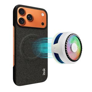 IMAK iPhone18 Pro Max/17 Pro Max MagSafe Skal med kolfibertextur - Svart
