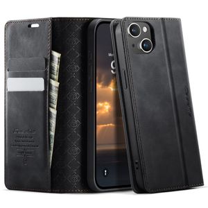 CASEME iPhone 14 Pungetui RFID-blokerende Stativ - Sort