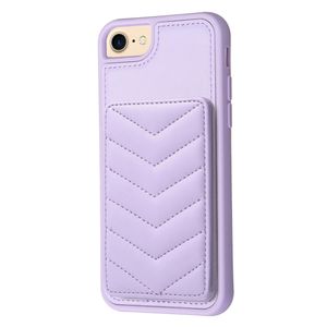 iPhone 6/6s/7/8/SE 2020/2022 Skal med Stativ - Lila