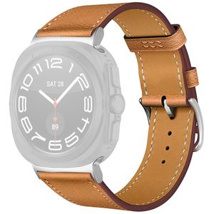 Samsung Galaxy Watch Ultra 47 mm kellonranneke aitoa nahkaa – ruskea