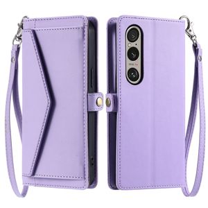 Sony Xperia 1 VII Fodral med Bärrem - Lila