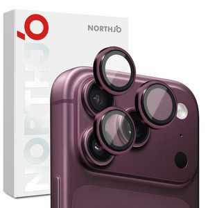 NORTHJO iPhone 18 Pro/18 Pro Max Kamera Linssinsuoja Karkaistu Lasi - Violetti