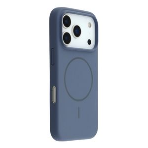 X-LEVEL iPhone 18 Pro Max/17 Pro Max MagSafe kuori silikonista - Tummansininen
