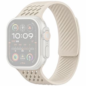 Apple Watch 42 / 41/ 40 / 38mm Klockarmband i Silikon - Beige