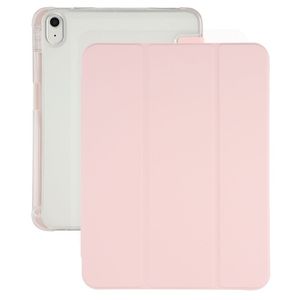 iPad A16 11" 2025/10.9" 2024 Tri-fold flip cover med holder til styluspen - Lyserød