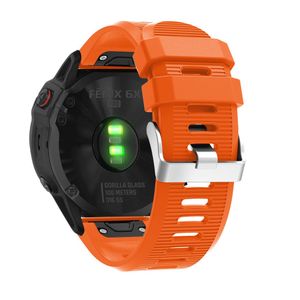Garmin Fenix 7X/6X/5X etc. Urrem med Metalspænde - Orange