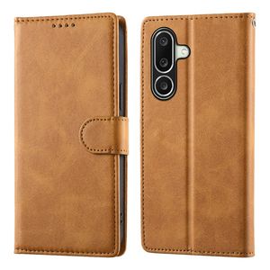 Samsung Galaxy A27 5G Lompakkokotelo Jalustalla - Keltainen
