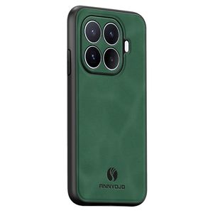 ANNYOJO Xiaomi 17T Pro Skal med baksida i PU-läder - Grön