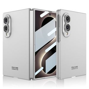 GKK Samsung Galaxy Z Fold8 Deksel med Herdet Glass - Sølv