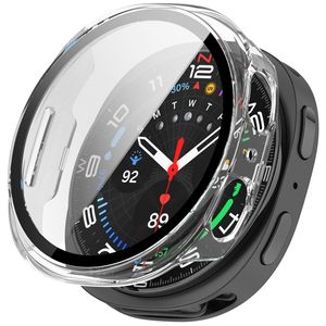Samsung Galaxy Watch9 40mm Deksel med skjermbeskytter i glass - Gjennomsiktig
