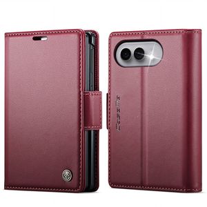 CASEME iPhone Duo Lompakkokotelo RFID-suojauksella - Punainen