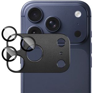 IMAK iPhone 18 Pro Max Linssinsuoja Karkaistusta Lasista ja Metallista - Harmaa
