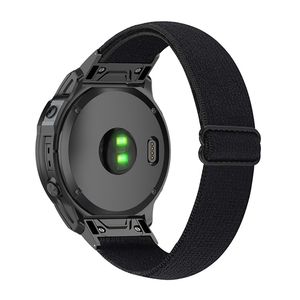 Garmin Fenix 7/6/6 Pro/5/5 Plus osv. nylon klokkerem – svart