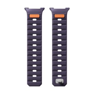 Samsung Galaxy Watch9/9 Classic/8/8 Classic Magnetisk silikon klokkerem - Mørk lilla