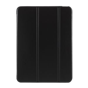 iPad Air 11"/10.9"/Pro 11" Tri-fold etui i silikon og PU-skinn - Svart