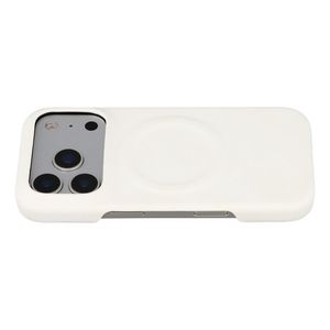 iPhone 18 Pro Max/17 Pro Max MagSafe-kompatibelt Deksel PU-lær - Hvit