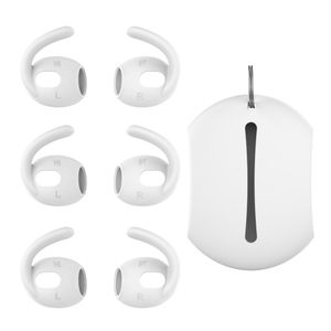 AHASTYLE Apple AirPods Pro 3 ørekroge 3 par, størrelse M og Cover - Hvid