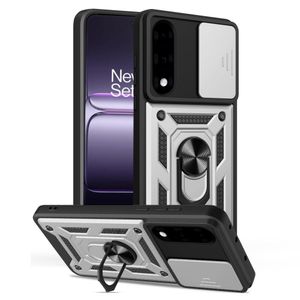 OnePlus Nord 5 5G Skal med Stativ - Silver