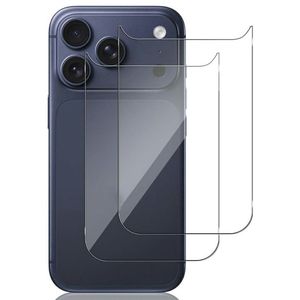 iPhone 18 Pron takakansi karkaistulla lasilla, 2.5D Arc Edge, 2 kpl pakkaus
