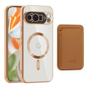Google Pixel 10 Pro XL Skal med plånbok - Brun