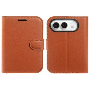 iPhone Duo Lompakkokotelo PU-nahka - Ruskea