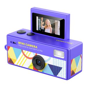 LK-030 Mini digitalkamera 720P HD med nyckelring och 0.96" display – Lila